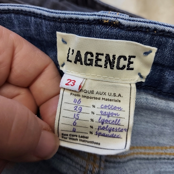 L'Agence Margot High Rise Skinny Jean in Light Vintage - Picture 12 of 13